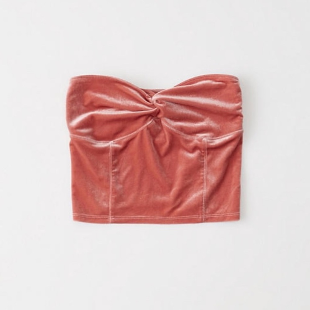 Abercrombie & Fitch Velvet Tube Top